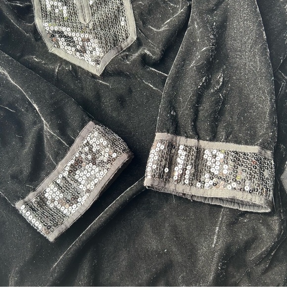 Nygard Collection Black Velvet Squince Tunic - Picture 9 of 13